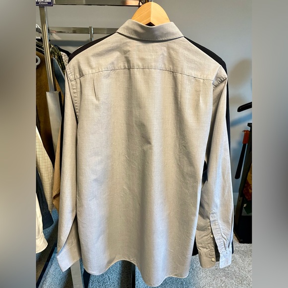 Grey J Crew long sleeve shirt - Picture 3 of 4